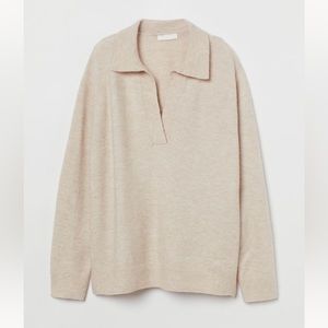 NWT H&M Collared Sweater